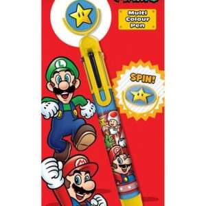 Super Mario Multicoloured Pen Burst Pyramid International