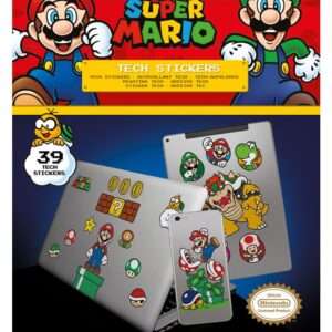 Super Mario Tech Sticker Pack Mushroom Kingdom (10) Pyramid International