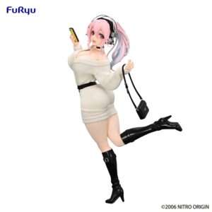 Super Sonico Trio-try-it Pvc Statua Winter Memory Ver. 21 Cm Furyu