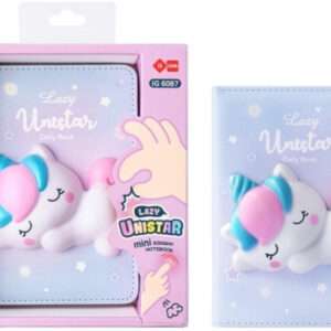 TACCUINO 3D SQUISHY LAZY UNISTAR UNICORN ALTRI BRAND - CANCELLERIA/SCUOLA