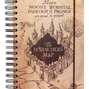 TACCUINO A5 HARRY POTTER MAPPA GADGET