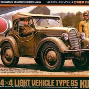 Tamiya TA32558 JAPANESE 4X4 LIGHT VEHICLE TYPE95 KUROGANE 1/48 KIT DI MONTAGGIO Modellino