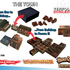 TENFOLD DUNGEON THE TOWN ACCESSORI DM VAULT