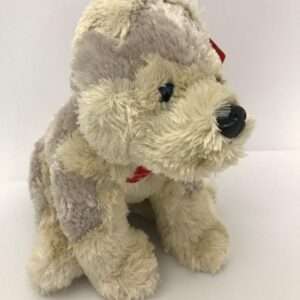 Teorema - Gli Amici di Teo Peluche Cane grigio con suono 24cm