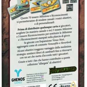 Terraforming Mars Milestone e Riconoscimenti (ITA) Espansione Gioco Da Tavolo 14+ DV Giochi