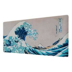 The Great Wave of Kanagawa Hokusai gaming desk mat Erik