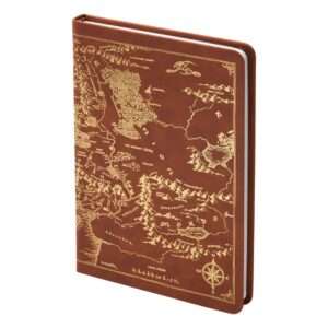 The Il Signore Degli Anelli Journal Map Of Middle-earth 240 Pages Noble Collection
