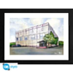 THE OFFICE - Framed print "Pam watercolor" (30x40)