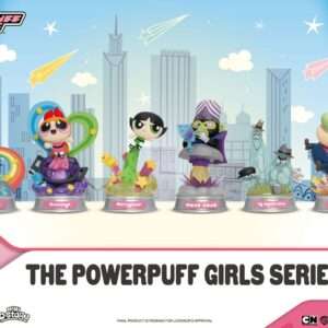 The Powerpuff Girls Mini Diorama Stage Statuas The Powerpuff Girls Series Set 12 Cm Beast Kingdom Toys