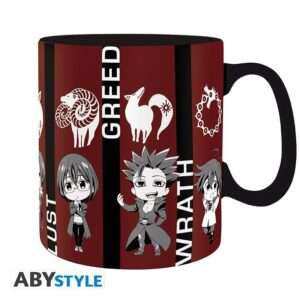 The Seven Deadly Sins - Tazza - 460 Ml - Chibi Sins - Box