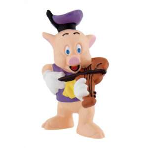 The Three Little Pigs Fiddler Figura 6cm Bullyland