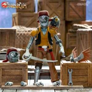 Thundercats Action Figure Captain Cracker Il Mascalzone Pirata Robotico Super7
