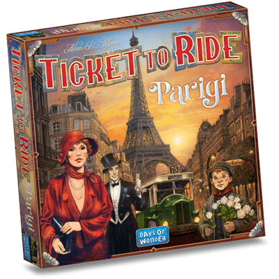 Ticket To Ride Parigi Espansione Italiano Gioco da Tavolo Days of Wonder