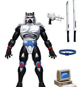 Tmnt Cartoon Ultimate Chrome Dome Af Action Figura Neca