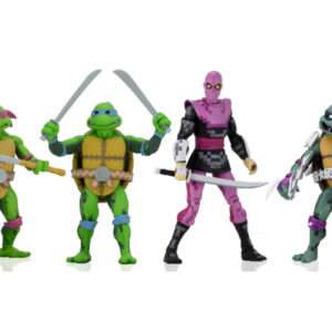 Tmnt Turtles In Time Series 1 Set (4) Action Figura Neca