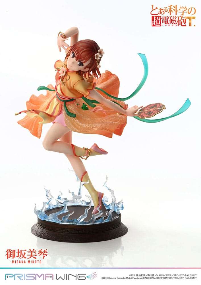 To Aru Kagaku No Railgun Prisma Wing Pvc Statua 1/7 Misaka Mikoto 22 Cm Prime 1 Studio