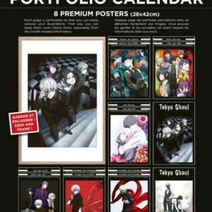 TOKYO GHOUL 2023 CALENDAR CALENDARIO DO NOT PANIC GAMES