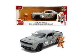 Tom & Jerry Diecast Model 1/24 2015 Dodge Challenger Jada Toys