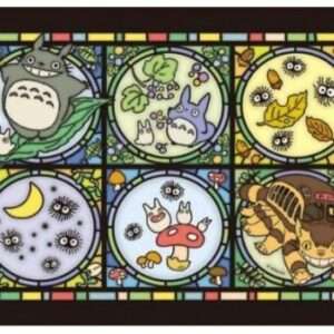 Totoro 208  Pezzi Stained Glass Puzzle Puzzle Studio Ghibli