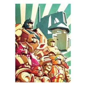 Transformers Art Print Optimus Prime Edizione Limitata 42 X 30 Cm Fanattik