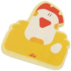Trudi Sevi 82588 - Tesserina Gallina in legno 8,5 cm Decorazione (Giocattolo)