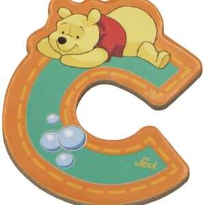 Trudi Sevi 82761 - Winnie The Pooh Lettera C Adesiva 7 Cm