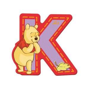Trudi Sevi 82769 - Winnie The Pooh Letteraa K Adesiva 7 Cm