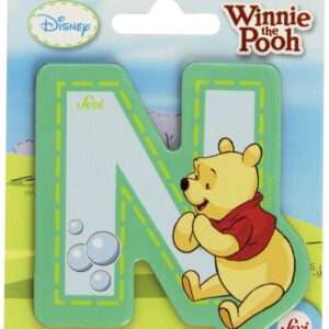 Trudi Sevi 82772 - Winnie The Pooh Lettera N Adesiva 7 Cm