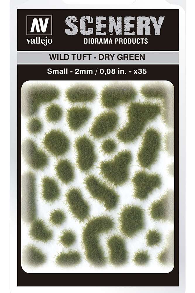TUFT WILD SC401 DRY GREEN SMALL ACCESSORI PER MODELLISMO VALLEJO VALLEJO