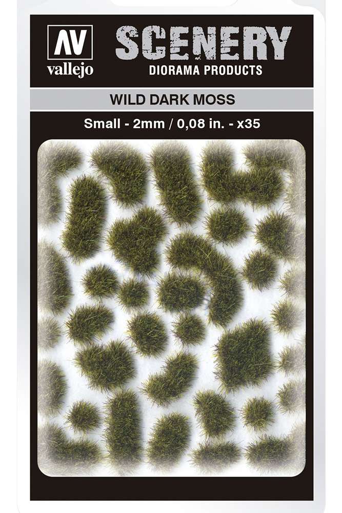 TUFT WILD SC402 DARK MOSS SMALL ACCESSORI PER MODELLISMO VALLEJO VALLEJO