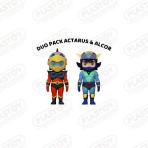 Ufo Robot Goldrake Duo Pack Statua Alcor e Actarus 6 cm Plastoy
