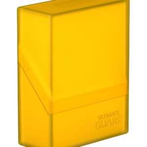 Ultimate Guard Boulder Deck Case 40+ Standard Size Amber Ultimate Guard