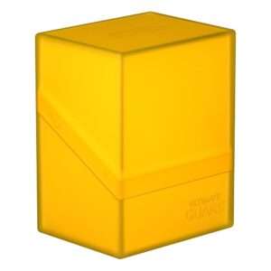 Ultimate Guard Boulder Deck Case 80+ Standard Size Amber Ultimate Guard
