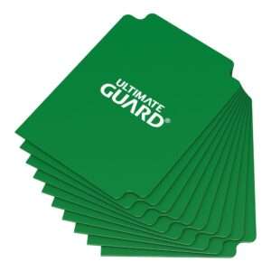 Ultimate Guard Card Dividers Standard Size (10) - Green Ultimate Guard