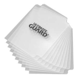 Ultimate Guard Card Dividers Standard Size (10) - Transparent Ultimate Guard