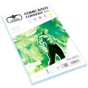 Ultimate Guard Comic Bags BIG Current Size (100) Ultimate Guard