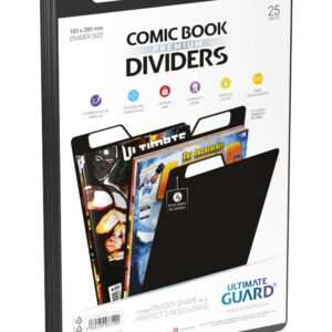 Ultimate Guard Premium Comic Book Dividers Black (25) Ultimate Guard