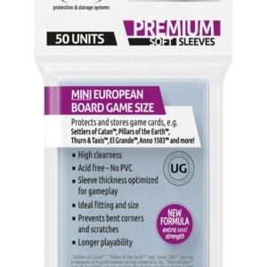Ultimate Guard Premium Soft Sleeves For Gioco Da Tavolo Cards Mini European (50) Ultimate Guard