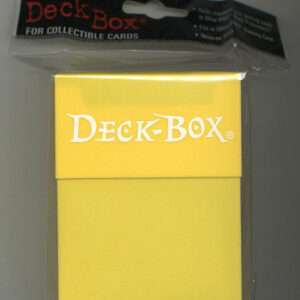 ULTRA PRO PORTA MAZZO GIALLO BOX RACCOGLICARTE - CARTE DA GIOCO/COLLEZIONE