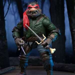 Universal Monsters X Tartarughe Ninja Action Figura Ultimate Raphael As The Wolfman 18 Cm Neca