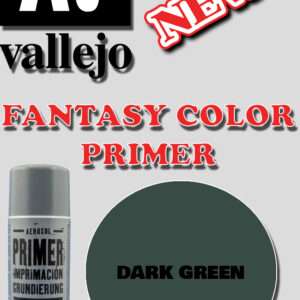 VALLEJO FANTASY COLOR PRIMER DARK GREEN 28026 COLORI VALLEJO