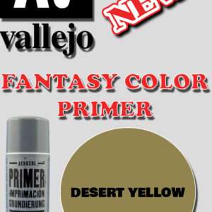 VALLEJO FANTASY COLOR PRIMER DESERT YELLOW 28015 COLORI VALLEJO