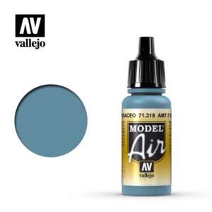 VALLEJO MODEL AIR AMT7 GREYSH BLUE 71318 COLORI VALLEJO
