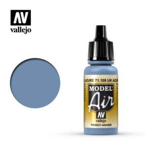 VALLEJO MODEL AIR UK AZURE BLUE 71108 COLORI VALLEJO