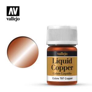 VALLEJO MODEL COLOR LIQUID COPPER ALCOHOL 70797 COLORI VALLEJO