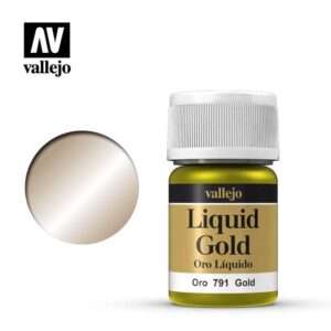 VALLEJO MODEL COLOR LIQUID GOLD ALCOHOL 70791 COLORI VALLEJO