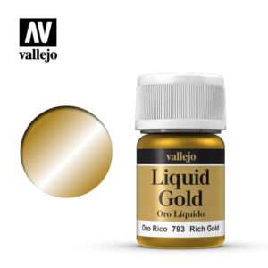 VALLEJO MODEL COLOR LIQUID RC GOLD ALCOHOL 70793 COLORI VALLEJO