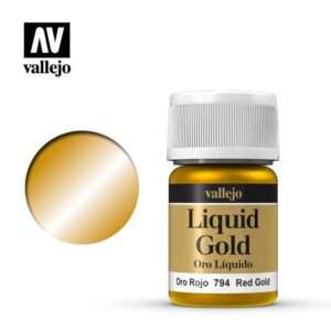 VALLEJO MODEL COLOR LIQUID RD GOLD ALCOHOL 70794 COLORI VALLEJO