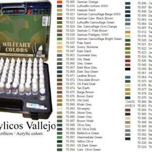 VALLEJO MODEL COLOR MILITARY BOX SET 70173 COLORI VALLEJO