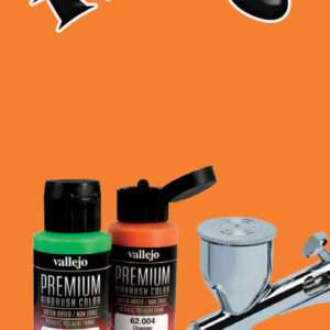 Vallejo Premium Airbrush Arancione Fluo 62033 Colori VALLEJO